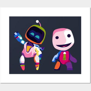 Astro & Sackboy Posters and Art